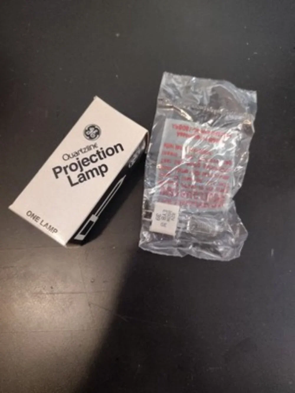 GE Quartzine Projection Lamp Incandescent Light Bulb no. EYB 82 Volt 360 Watt